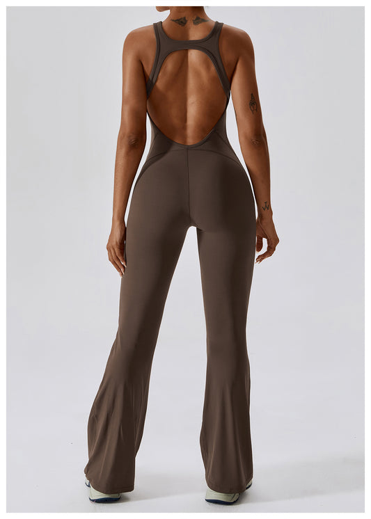 Quick Drying Skinny Yoga Workout Jumpsuit
