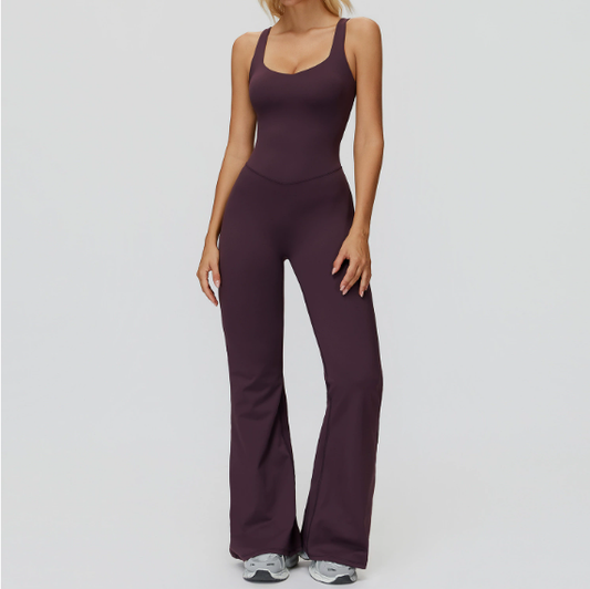 Luxury Sporty Wide Leg Jumpsuit